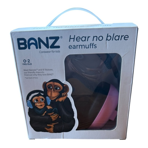 BaBy BanZ Pink Earmuffs for Kids - Picture 1 of 4